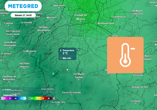 El tiempo en CDMX este fin de semana: ambiente helado entre la noche y el amanecer, m&iacute;nimas de 3 &deg;C