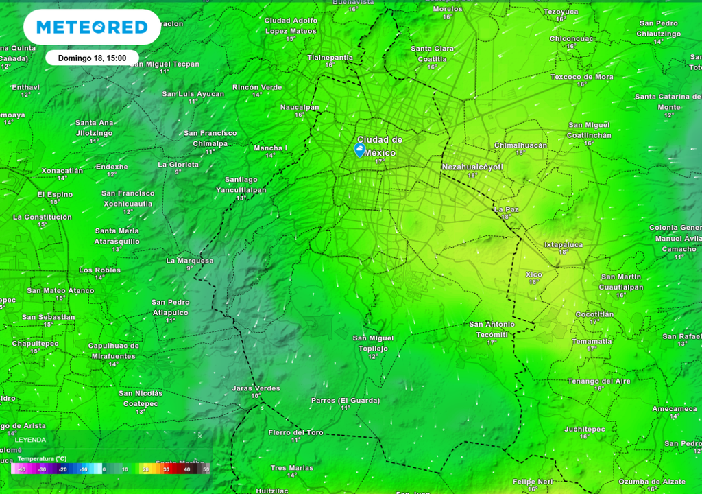 El domingo se perfila como el día con las temperaturas vespertinas más bajas del fin de semana.