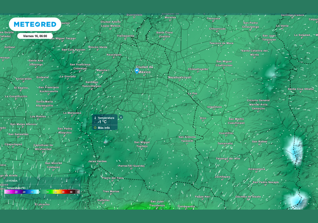 El viernes 16 tendrá la madrugada más fría en CDMX.