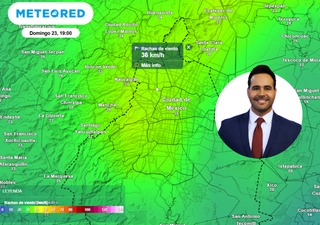El tiempo en CDMX este fin de semana: rachas de más de 40 km/h y temperatura de 26 °C.