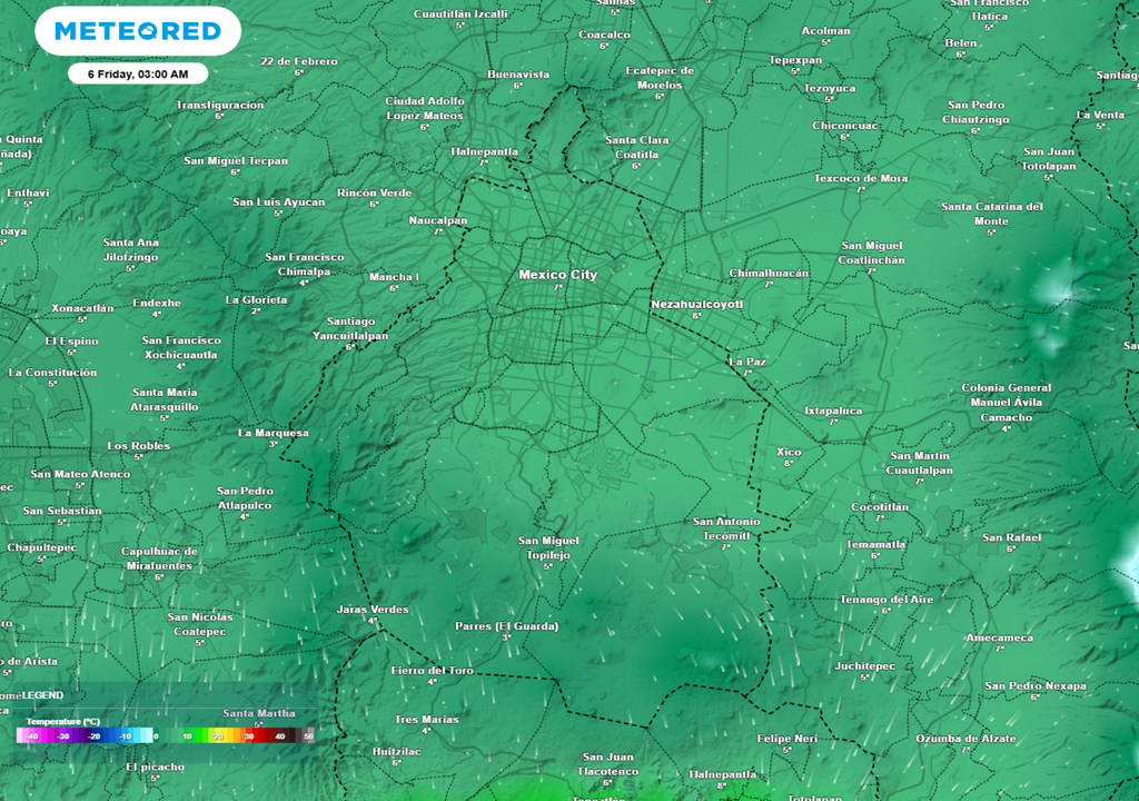 La Secretaria de Gestión Integral de Riesgo y Protección Civil de la capital activó doble alerta debido a las bajas temperaturas para el amanecer del viernes.