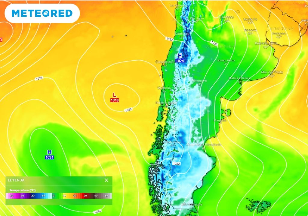 Temperatura ECMWF