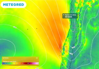 El tiempo en Chile el fin de semana: rachas de viento superiores a los 40 km/h, calor, heladas meteorológicas y lluvias