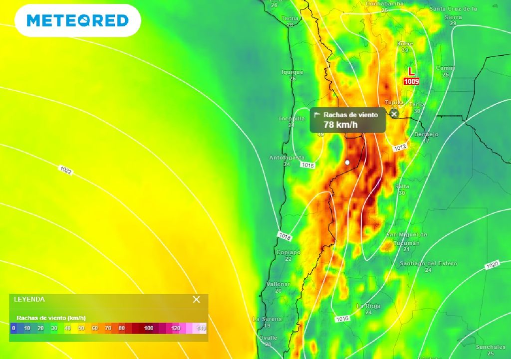 Rachas de viento ECMWF Rachas de viento ECMWF