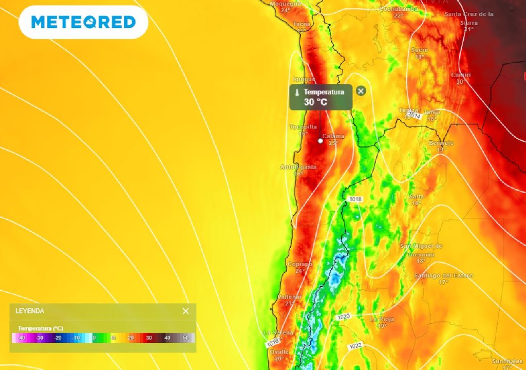 Temperatura ECMWF