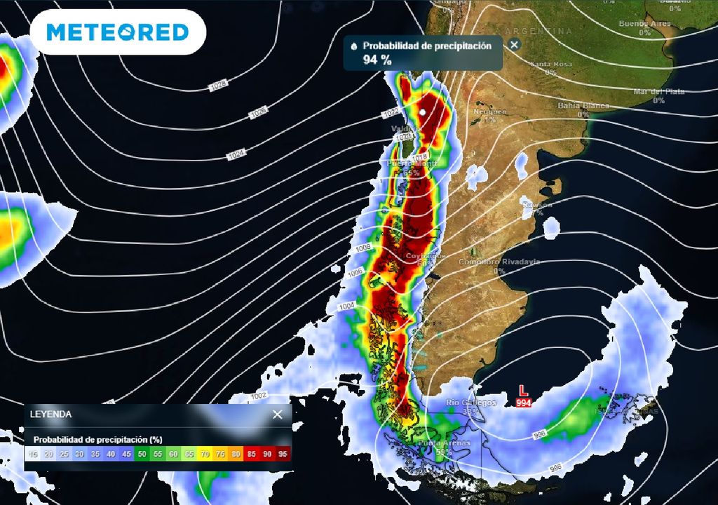 Probabilidad precipitación ECMWF Probabilidad precipitación ECMWF