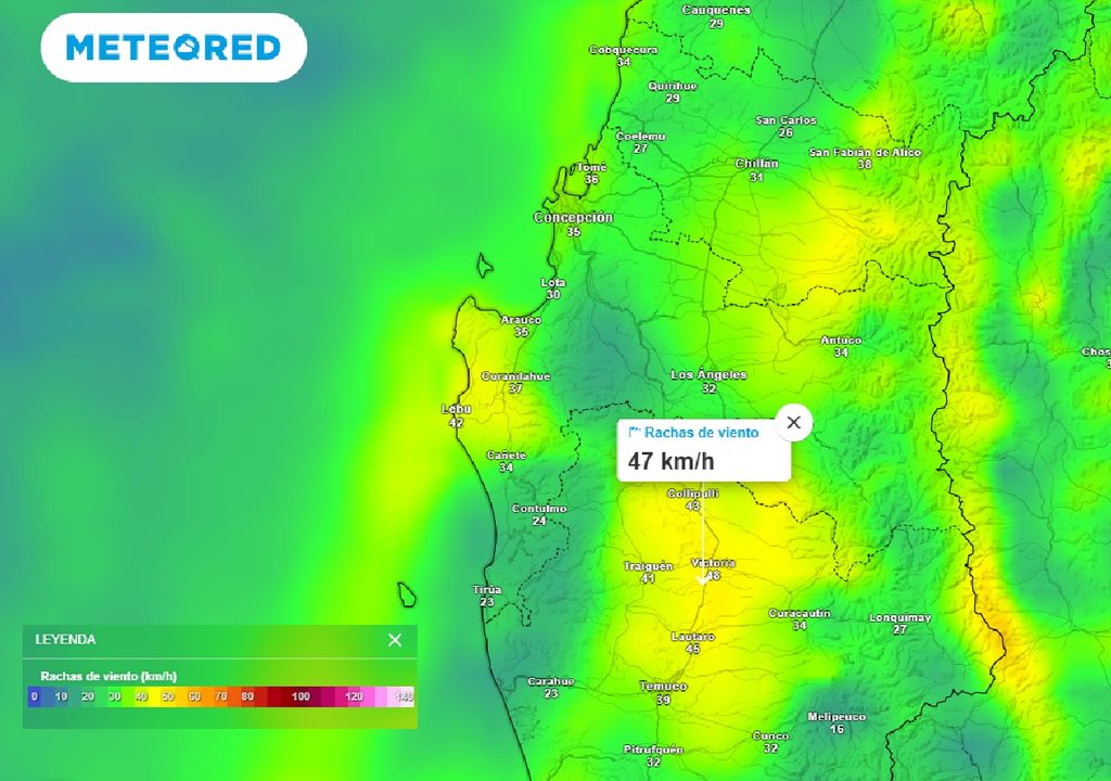 Rachas de viento ECMWF Rachas de viento ECMWF
