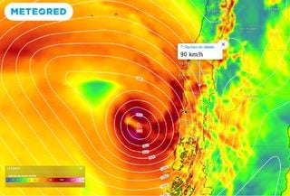 El tiempo en Chile esta semana: fuerte temporal impactará a 11 regiones con intensas lluvias y rachas de hasta 100 km/h