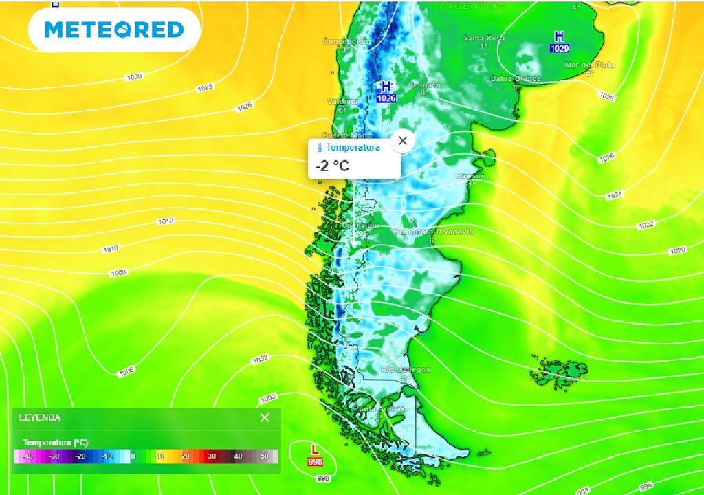 Temperatura ECMWF Temperatura ECMWF