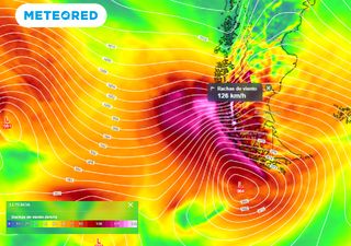 Cóctel meteorológico en Chile: sistemas frontales y un río atmosférico dejarán fuertes vientos e intensas lluvias