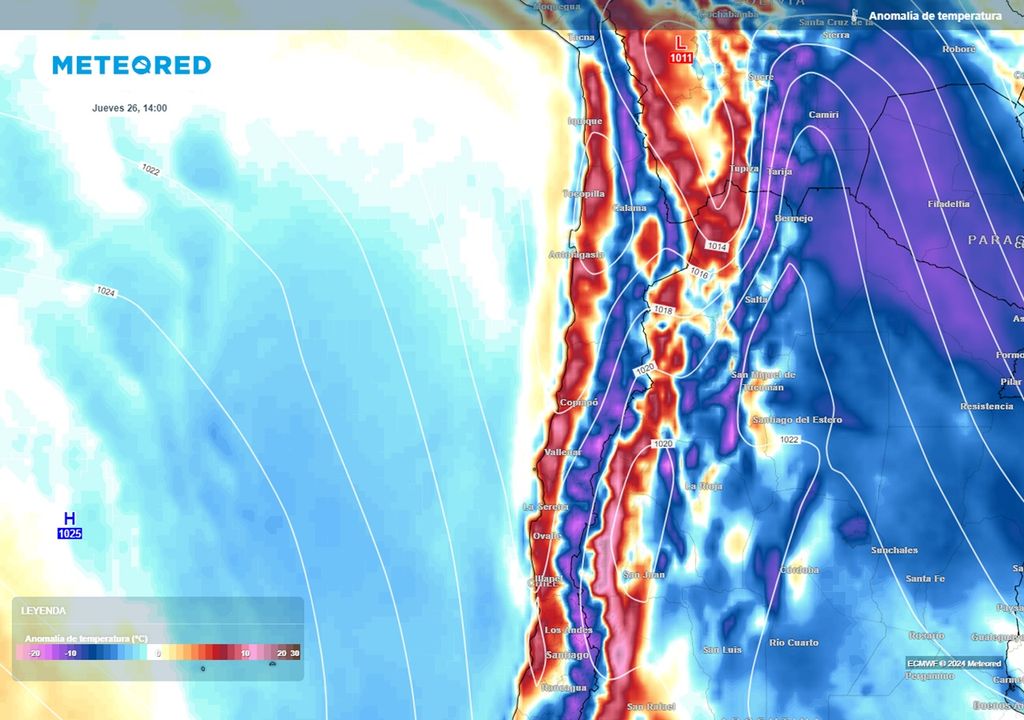 anomalía de temperatura anomalía de temperatura