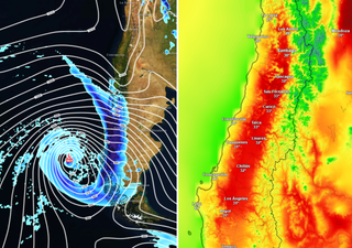 El tiempo en Chile esta semana: lluvias y calor en la zona central, mientras se espera un temporal en la Patagonia