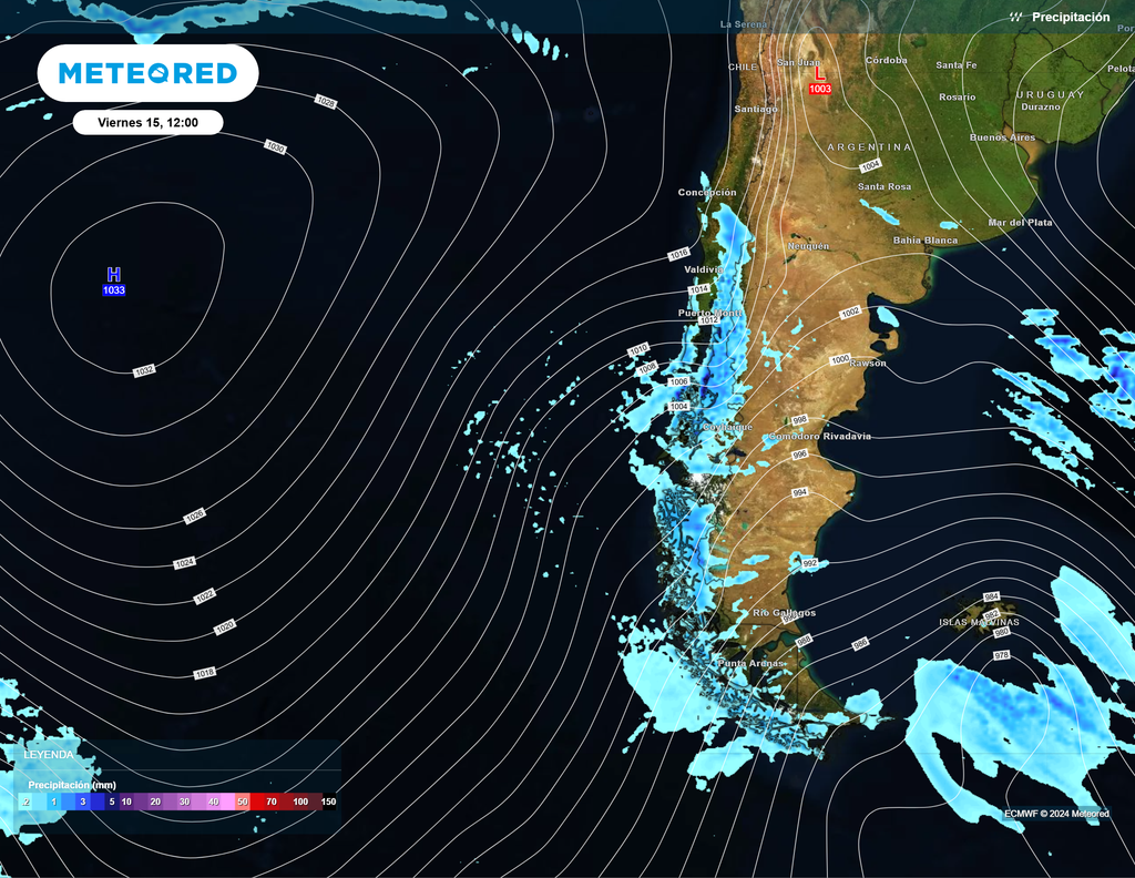 mapa de precipitación. mapa de precipitación.