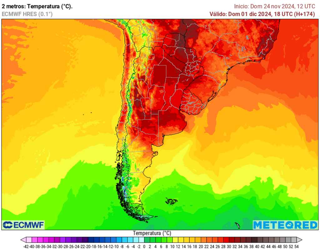Mapa de temperatutas. Mapa de temperatutas.