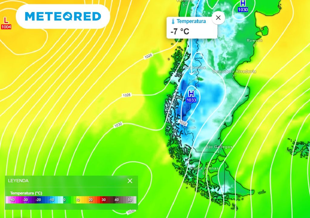 Temperatura mínima ECMWF Temperatura mínima ECMWF