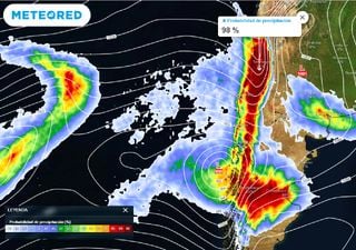 El tiempo en Chile este fin de semana: lluvias, nieve y rachas de viento de 80 km/h traerá el nuevo sistema frontal