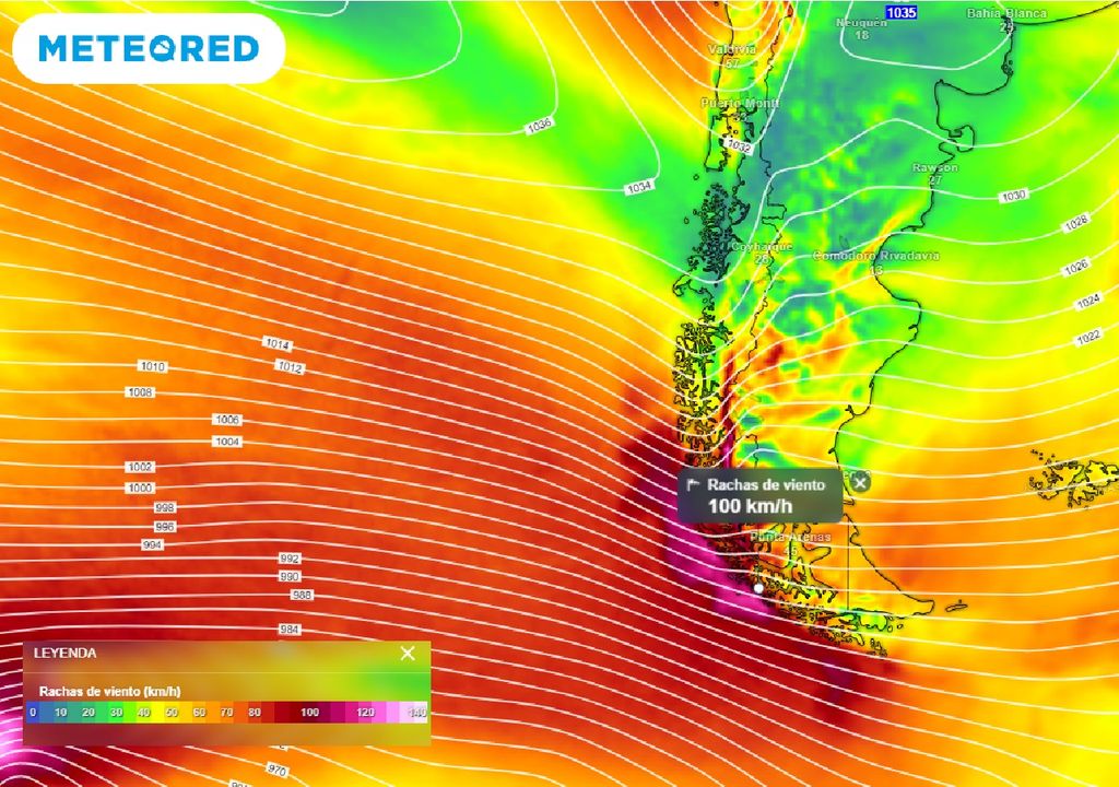 Rachas de viento ECMWF Rachas de viento ECMWF