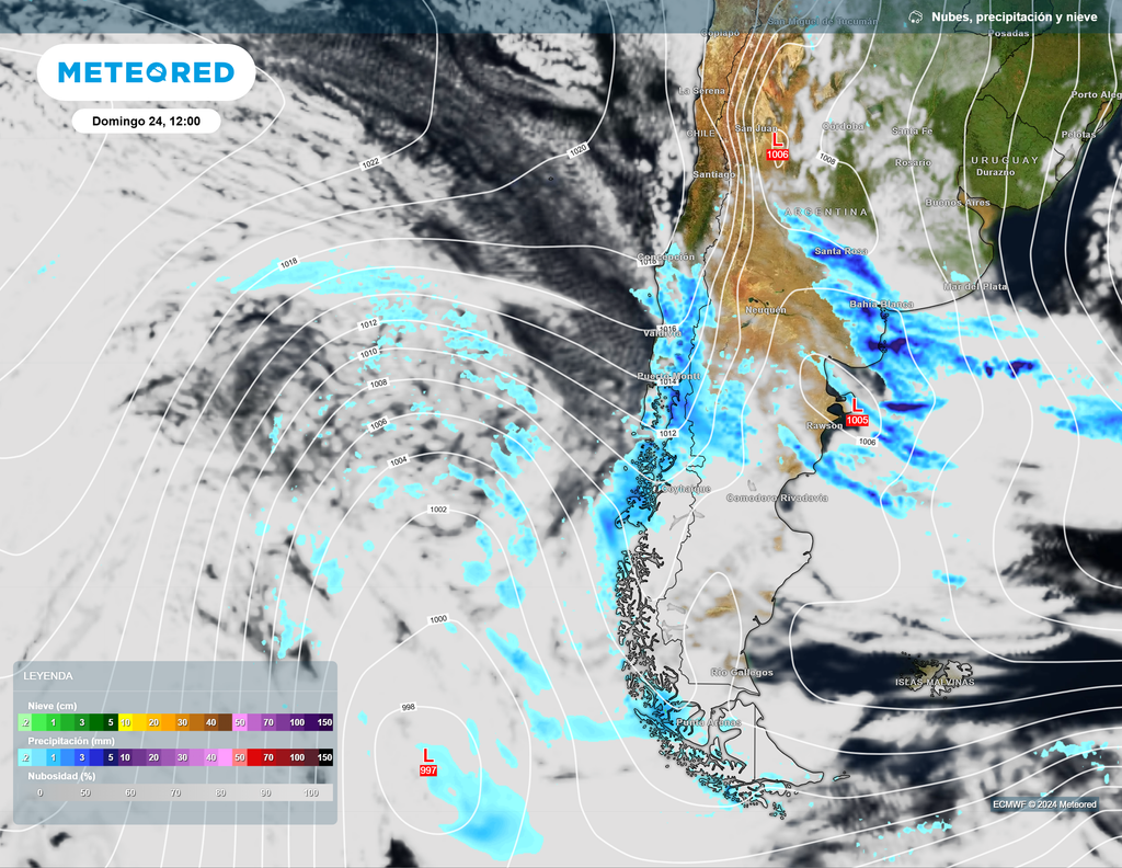 mapa de lluvia y nieve. mapa de lluvia y nieve.