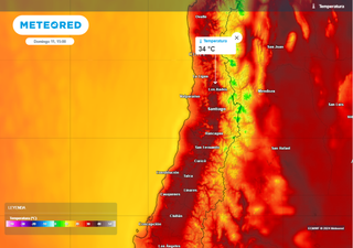 El tiempo en Chile este fin de semana: aumentan las temperaturas y continúan las lluvias en el país