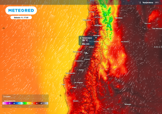 El tiempo en Chile este fin de semana: calor extremo, intensas lluvias y temporal de viento en el país