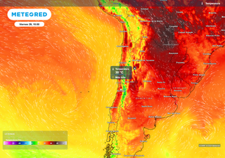 El tiempo en Chile este fin de semana: descenso leve de temperaturas y precipitaciones en los extremos del país