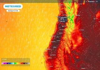 El tiempo en Chile este fin de semana: hasta los 38°C llegarán los termómetros el domingo