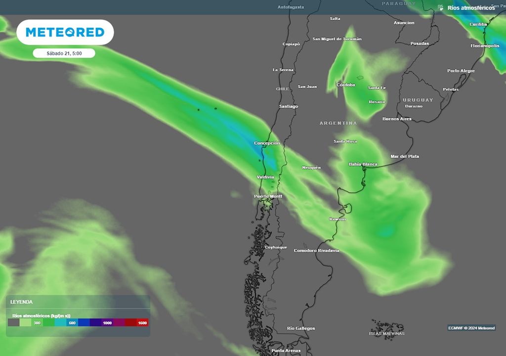 río atmosférico previsto río atmosférico previsto