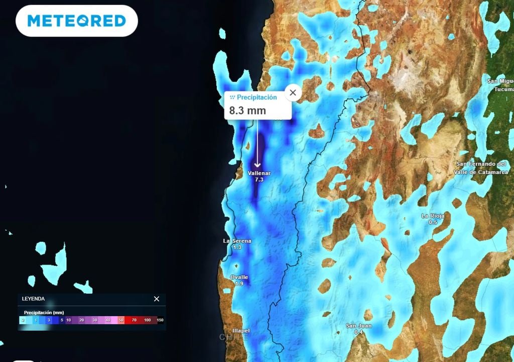 Precipitación ECMWF Atacama Precipitación ECMWF Atacama