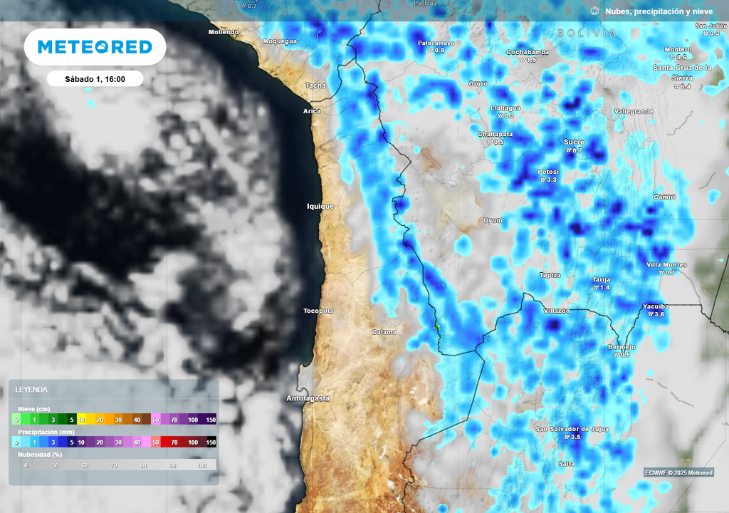mapa de precipitación. mapa de precipitación.