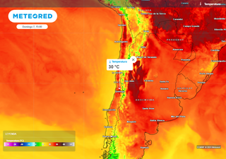 El tiempo en Chile este fin de semana: llegan lluvias y nieve al país, pero el calor persiste sin dar tregua