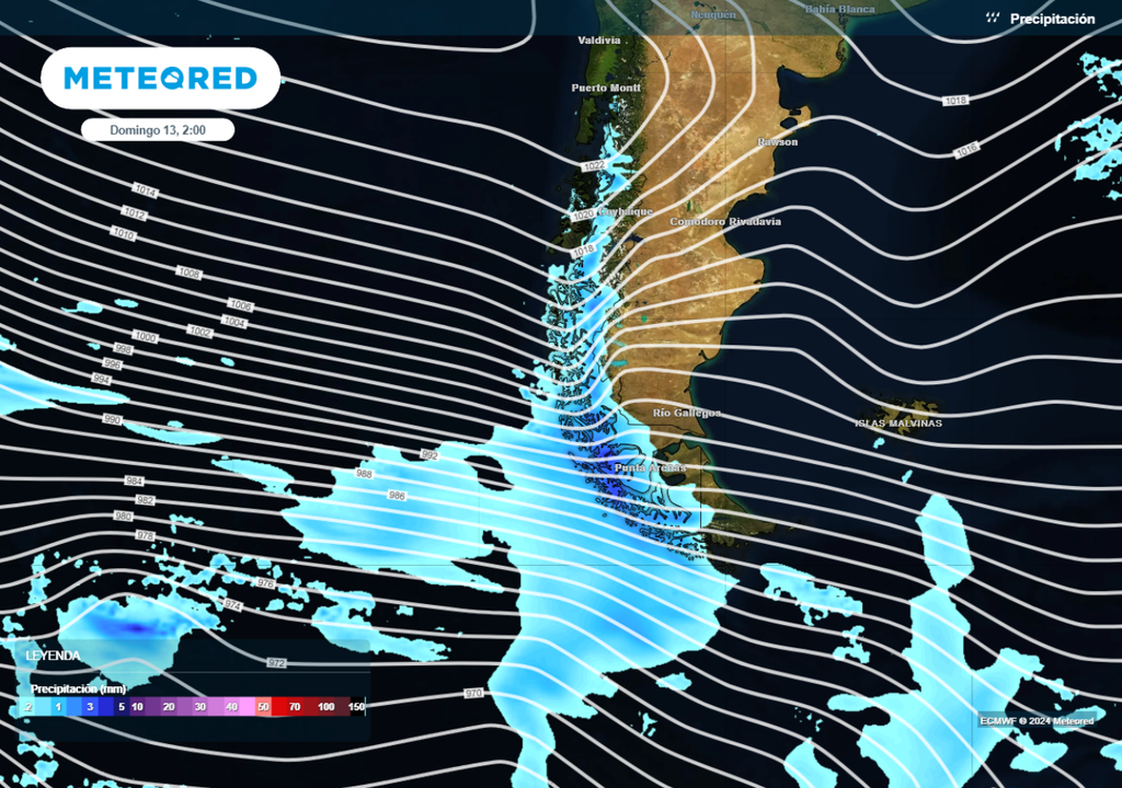 mapa de precipitación. mapa de precipitación.