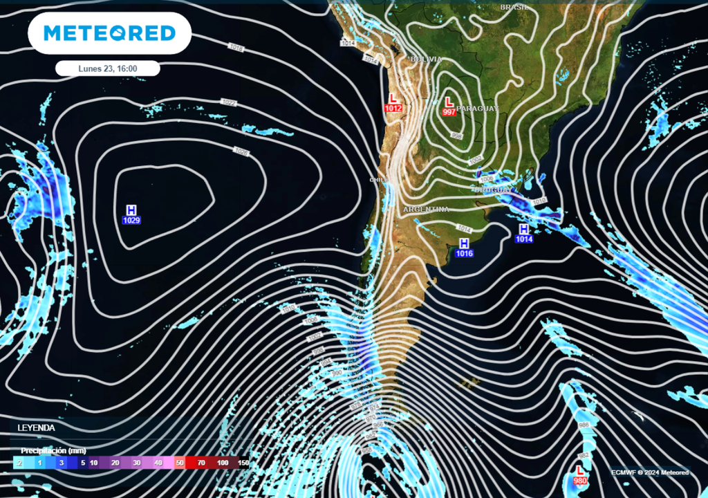 mapa de precipitación. mapa de precipitación.