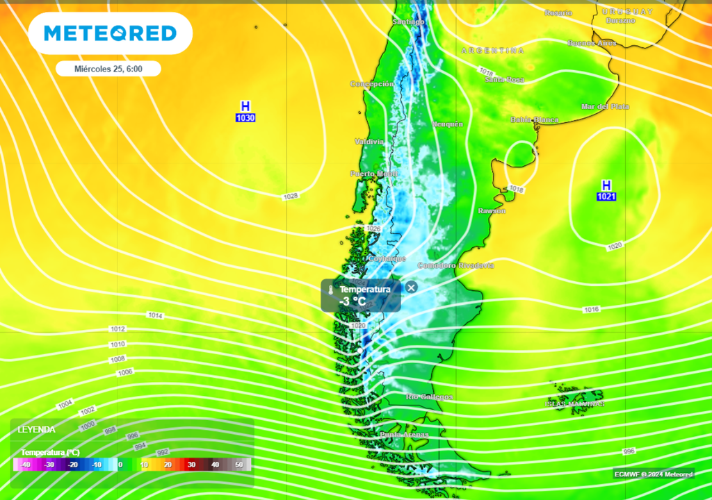 mapa de temperatura. mapa de temperatura.
