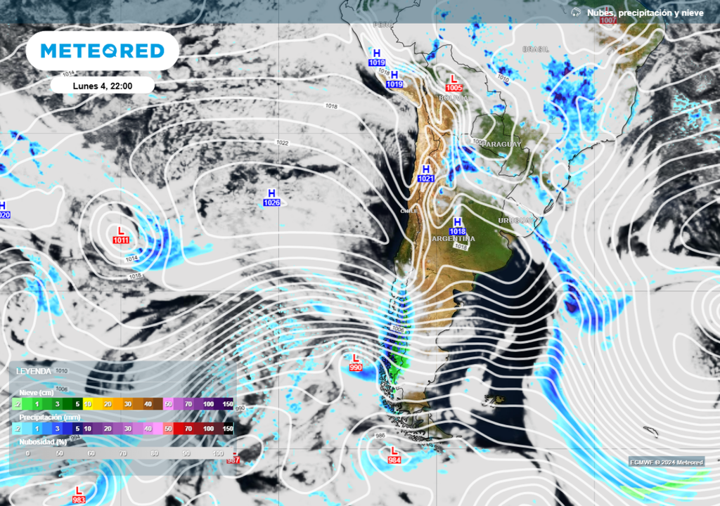 mapa de lluvia, nieve y nubes. mapa de lluvia, nieve y nubes.