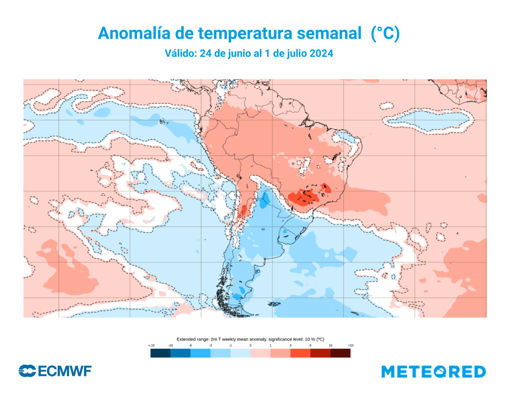 mapa de anomalía de temperatura. mapa de anomalía de temperatura.