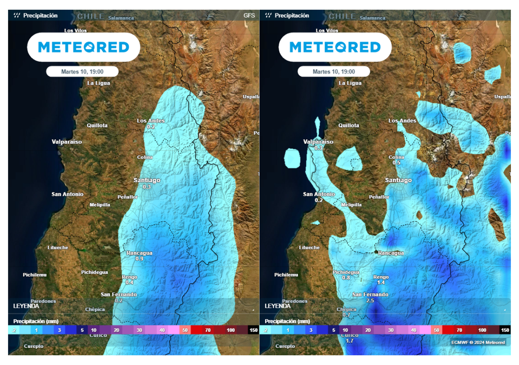 Mapas de preciptiaciones