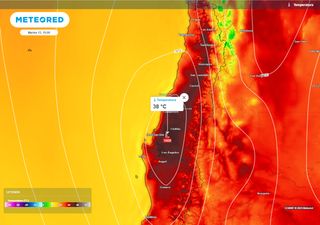 El tiempo en Chile: río atmosférico, tormentas eléctricas y calor extremo marcarán la semana