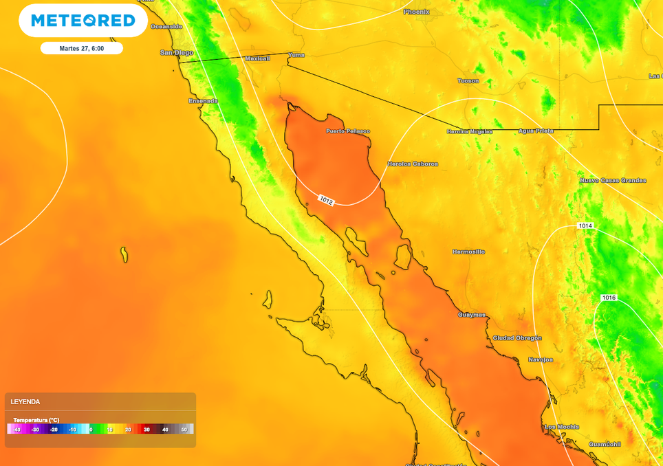 Pronóstico de temperaturas