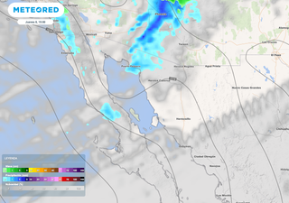 El tiempo en el estado de Baja California: se prevé viento con ráfagas superiores a 60 km/h y la caída de nieve 