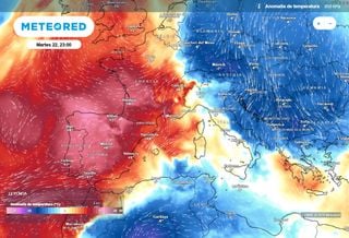 El tiempo en Espa&ntilde;a a medio plazo: dentro de 7 d&iacute;as se prev&eacute; un dipolo muy acusado en el Mediterr&aacute;neo