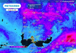 El tiempo en España la semana que viene: el bloqueo traerá más tormentas fuertes y temperaturas anómalas a estas zonas