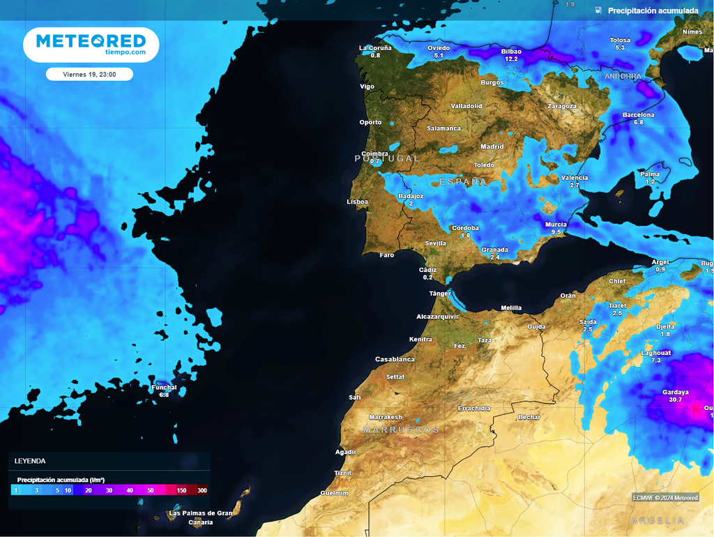 Lluvias en España Lluvias en España