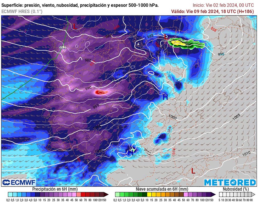 Lluvias España