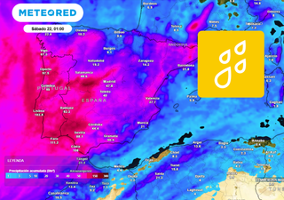 El tiempo en España la semana que viene: Laurence y otra borrasca dejarán lluvias de más de 100 l/m2 en estas zonas