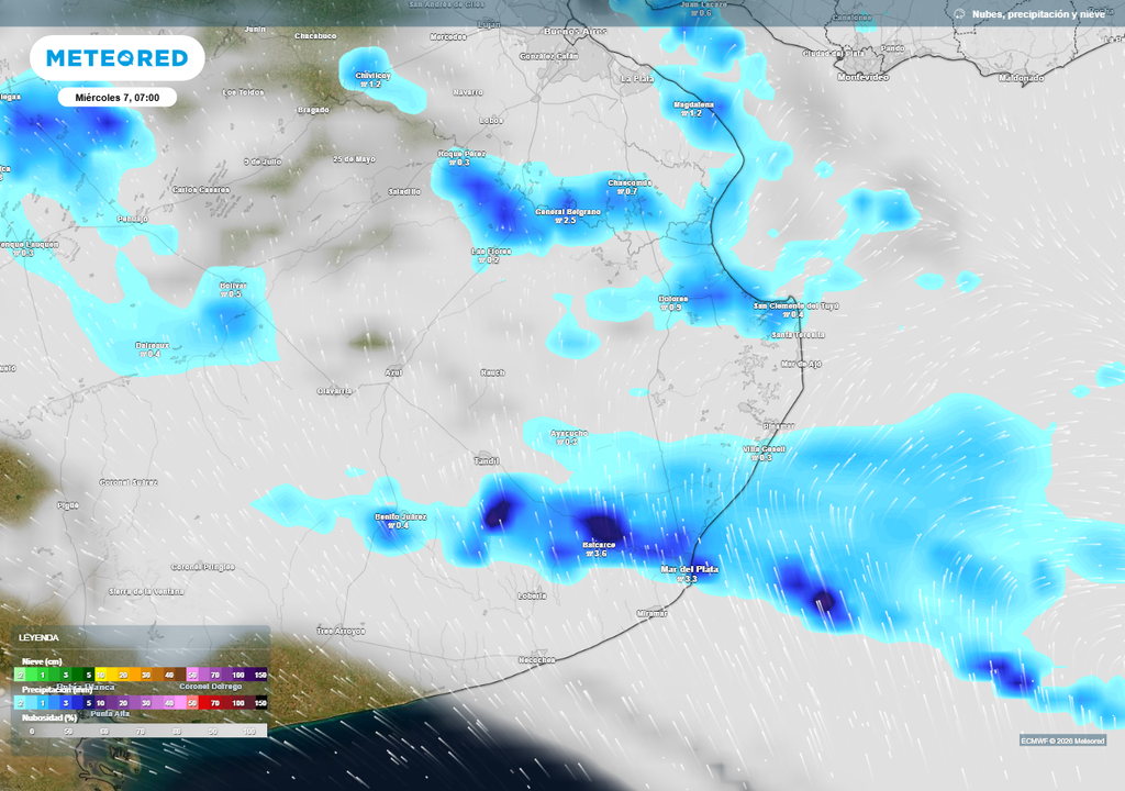 Tiempo pronóstico clima enero Costa Atlántica Buenos Aires Mar del Plata