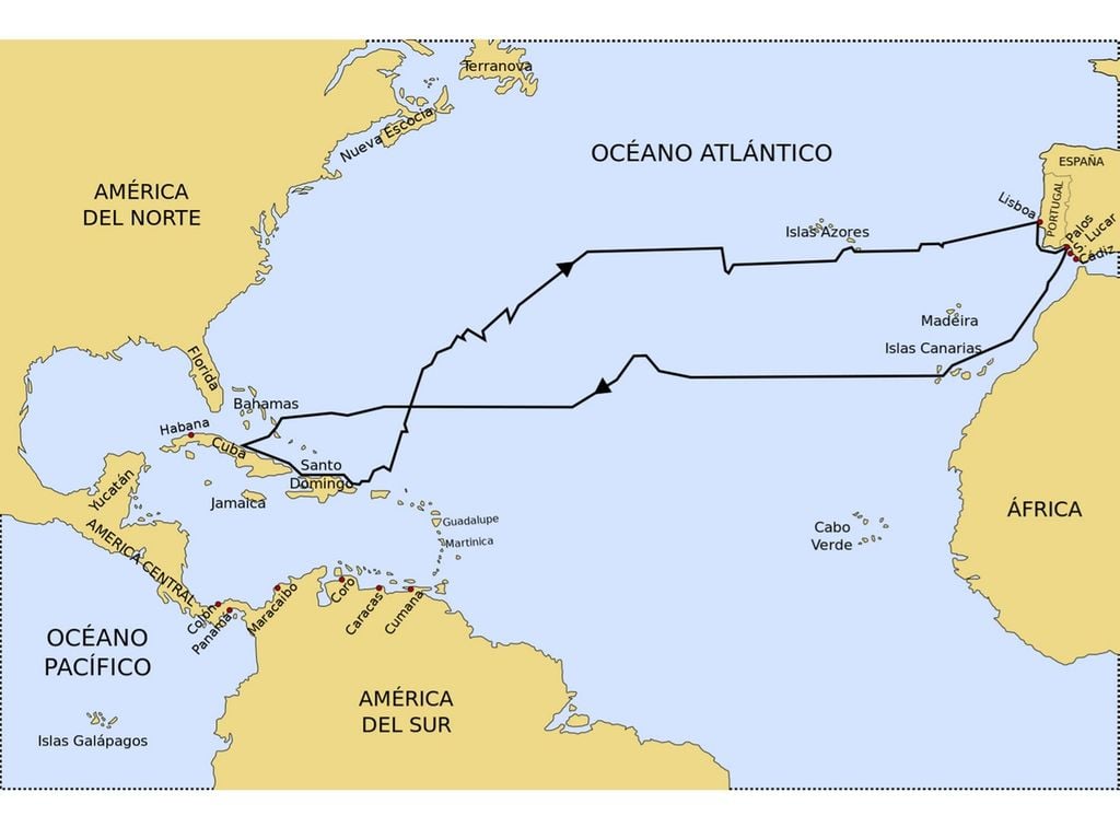 Primer viaje a América Primer viaje a América