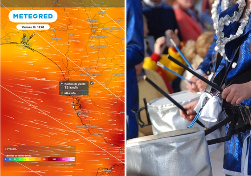 El tiempo en los Carnavales de C&aacute;diz: ma&ntilde;ana la lluvia dejar&aacute; entre 5 y 10 l/m2