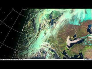 El tiempo en marzo de 2014 visto por Meteosat