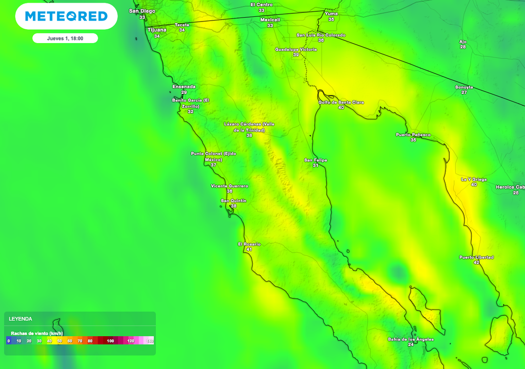 Pronóstico de viento Pronóstico de viento