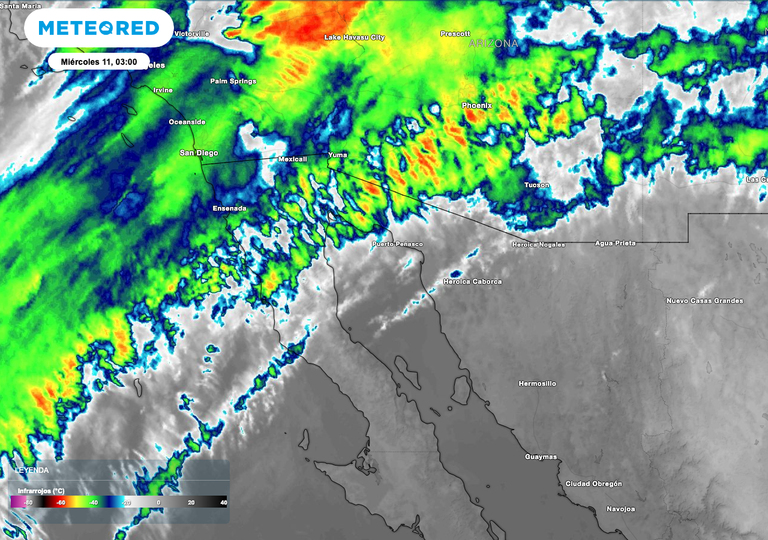 El tiempo en Mexicali, Tijuana y Baja California, 11 de febrero: vientos fuertes y lluvias por nuevo frente fr&iacute;o
